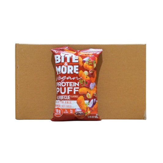 Bite & More Protein Puff Barbecue BBQ, 50g