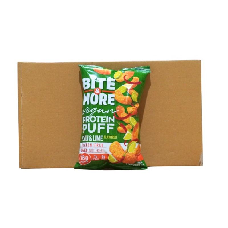 Bite & More Protein Puff Chili Lime, 50g