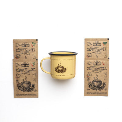 Asil Mutfak Spicy Bone Broth Soup Bundle with Enamel Mug